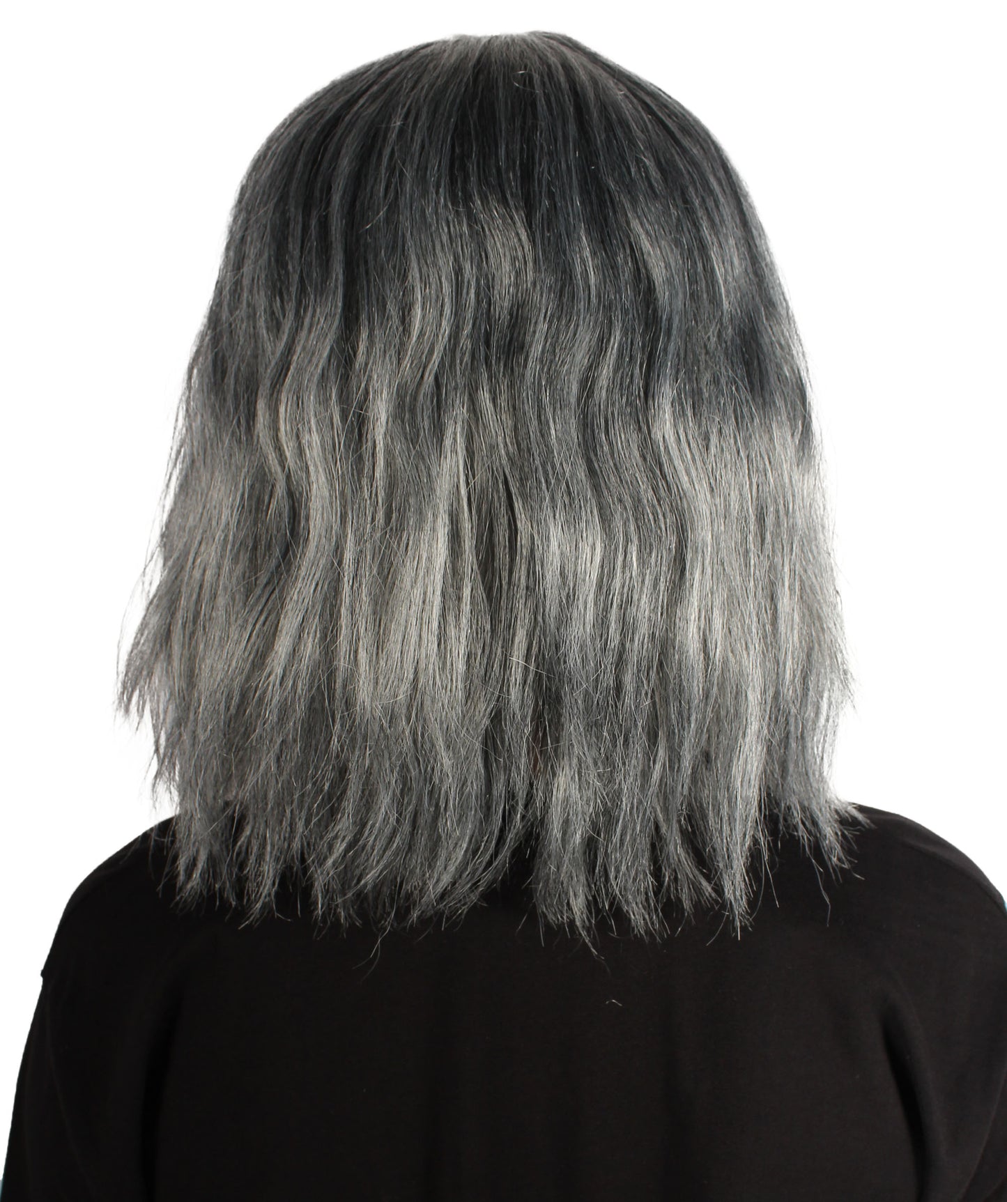 女性用ショルダーレングスバング波状コスプレウィッグ グレー H-5229_27 ファンシースタイル プレミアムハロウィンパーティーウィッグコレクション
