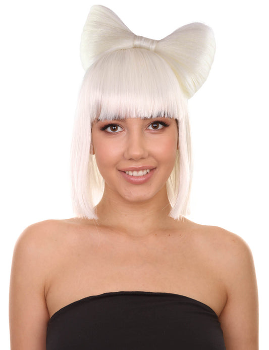 Wigs2you ハロウィンパーティープレミアムレディース H-1672 着け心地が良い とても快適 ホワイト バタフライウィッグ