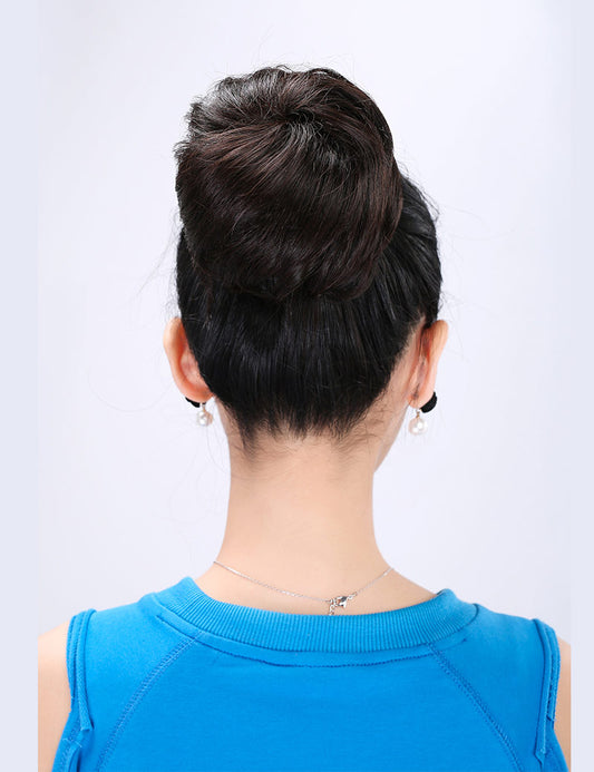 お団子ウィッグ 自毛のボリュームが足りない人でも簡単に可愛いお団子をセット出来ます。W-8453