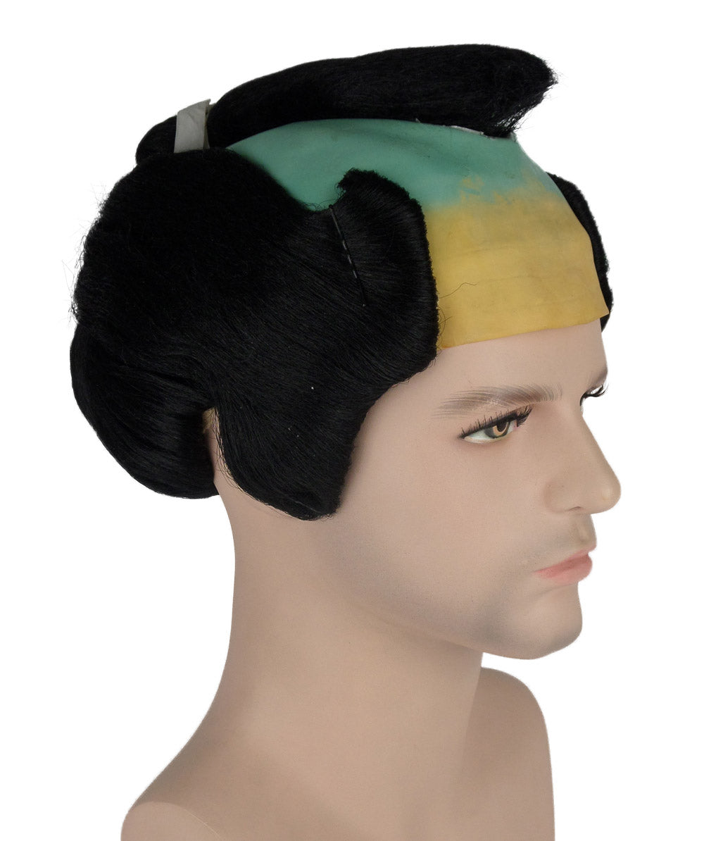 Wigs2you ハロウィンパーティープレミアム メンズ H-612 サムライ ブラックカラーウィッグ