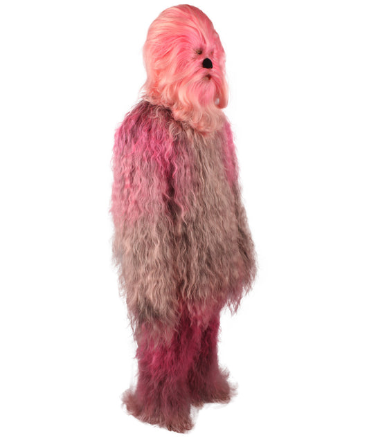 ユニセックス JCP-209_2 ヘアリー ウォリアー エイプ ミリタリー リーダー レジスタンス ファイター ピンク コスプレ コスチュームとウィッグ バンドル