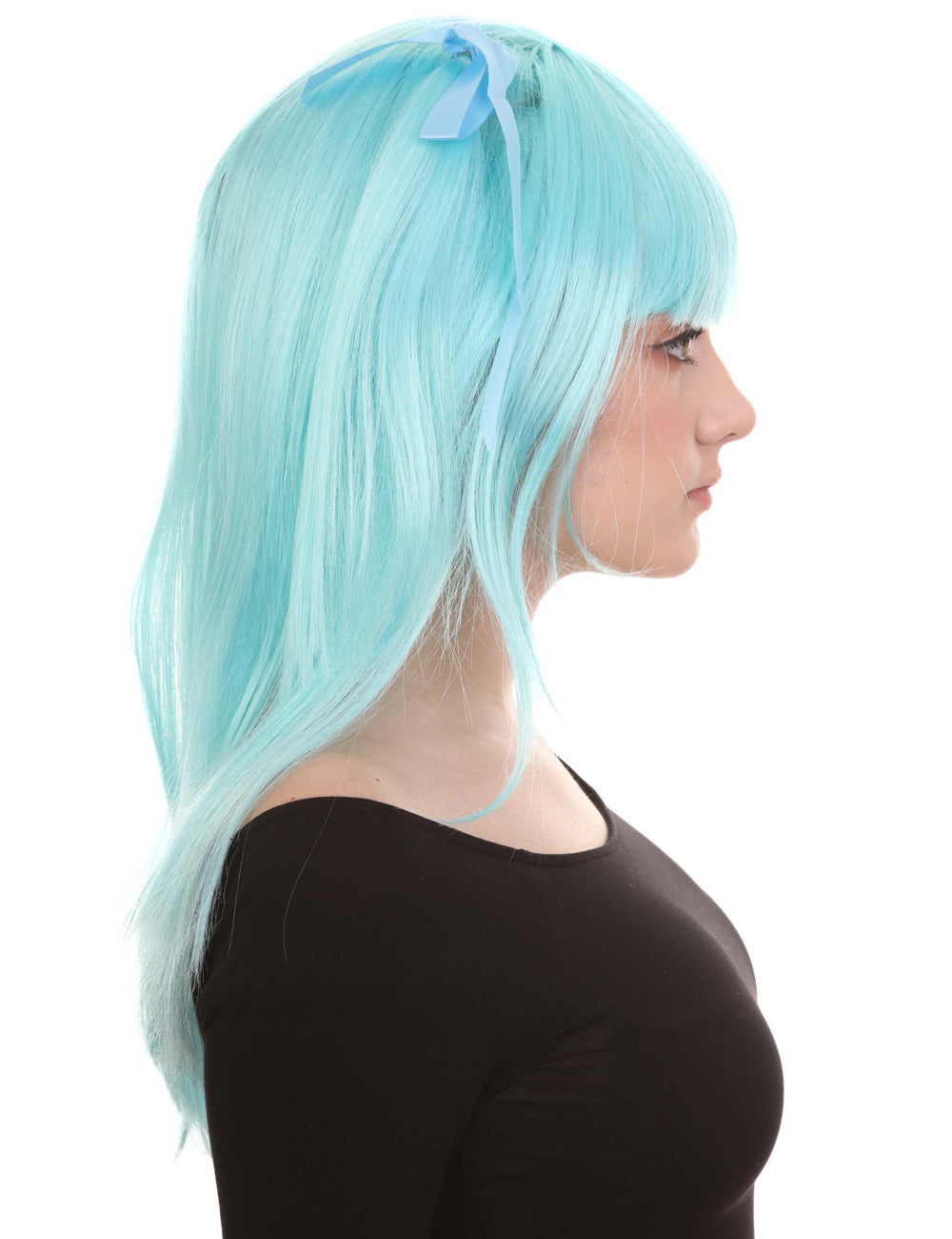 Wigs2you ハロウィンパーティープレミアムレディース H-552 ライトブルー "Dolly" ウィッグ