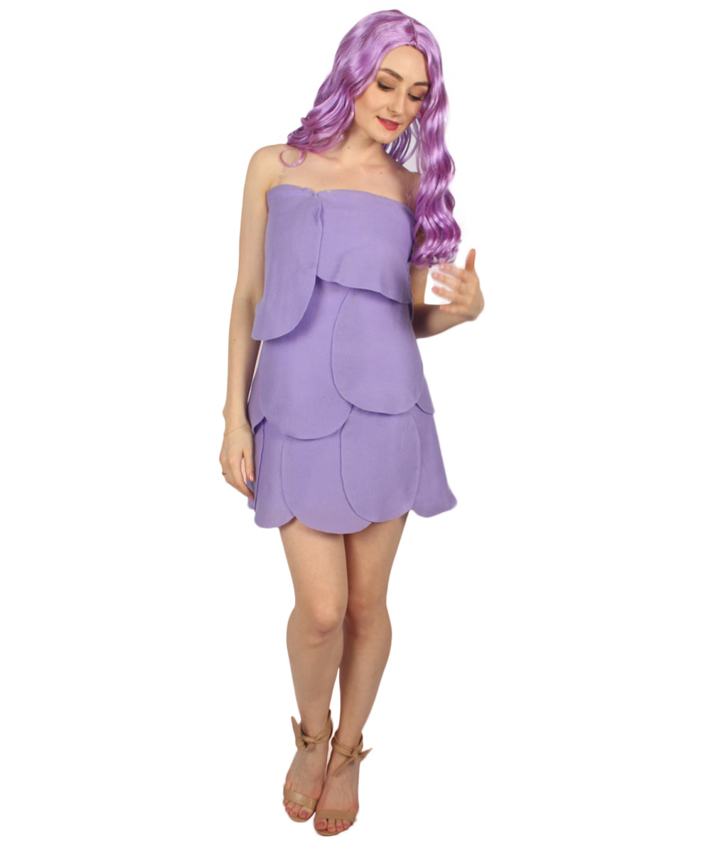 女性 JCP-045 のアニメイテッドトロール衣装 パープルカラーコスプレ衣装