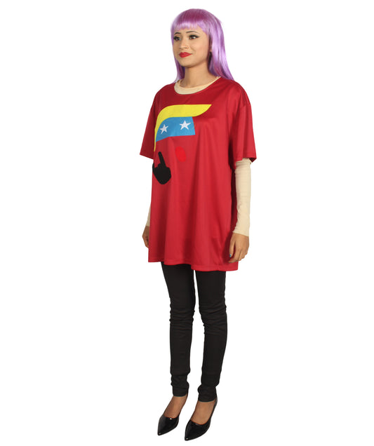 大人用女性の JCO-175_3 プレジデントロゴ ワインレッド ハロウィンコスチューム