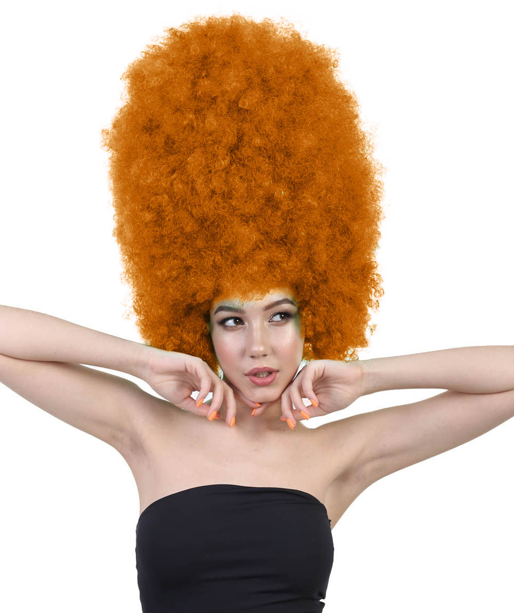 Wigs2youハロウィンパーティープレミアムレディースH-1999 美しい見た目のスーパーサイズジャンボゴールデンブラウンアフロウィッグ