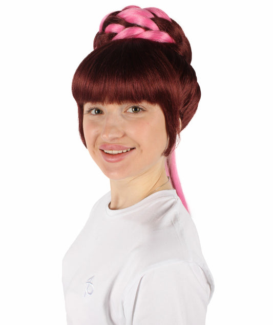 女性用 H-6242 アメリカンファンタジーシットコム ジニーオーバーンウィッグ ハロウィンに最適 難燃性合成繊維