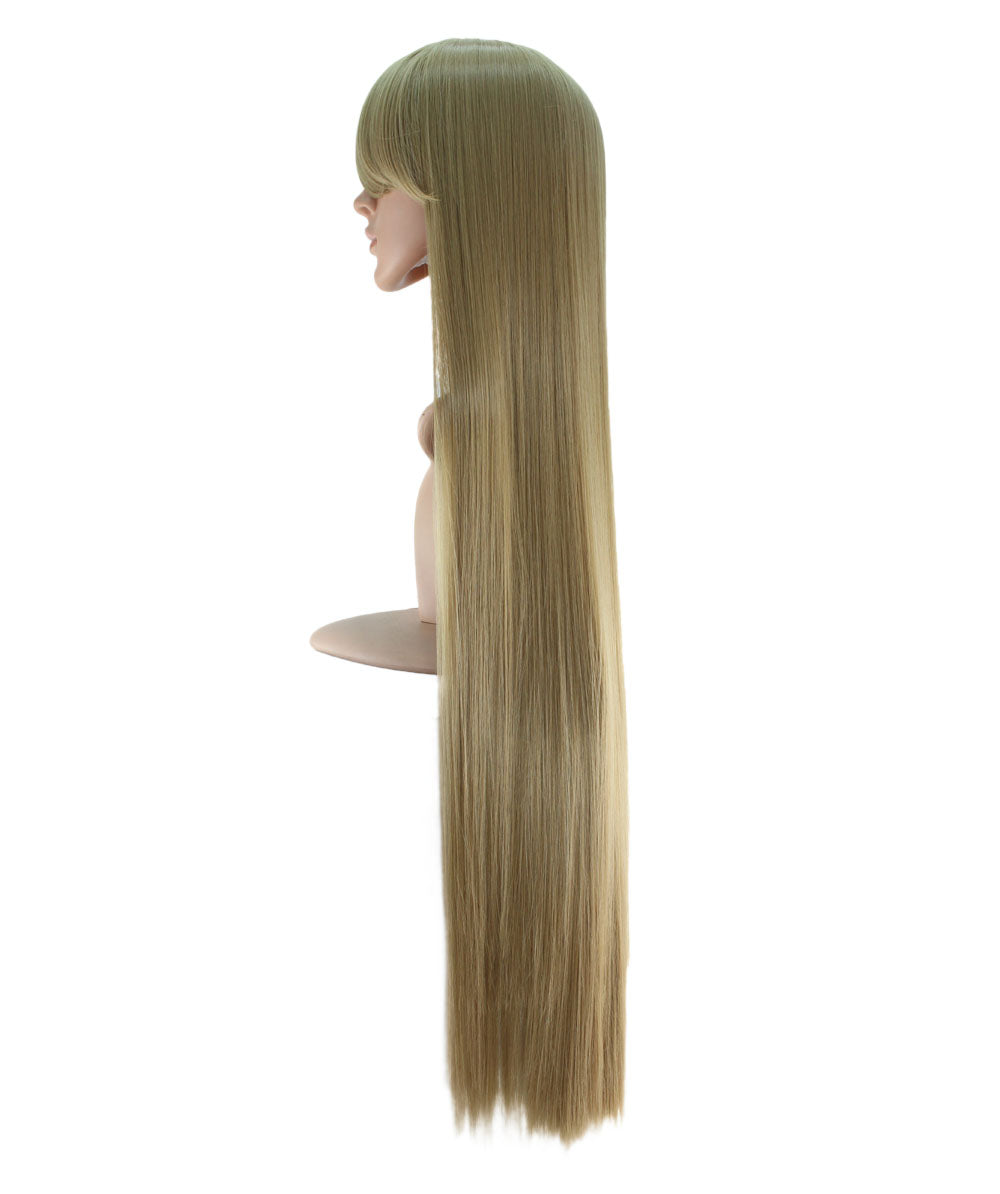 レディースファッション C-019 ロングストレート C-ダーティピンク コスプレ ヒートスタイルウィッグ