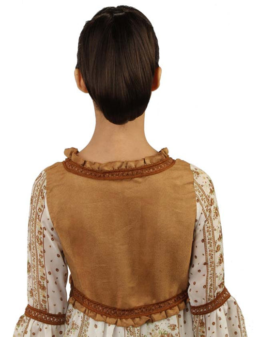 レディースファッション WS-5010 ポニーテール ミディアムブラウン ストレート ショート ナチュラルポニーテールウィッグ 合成繊維