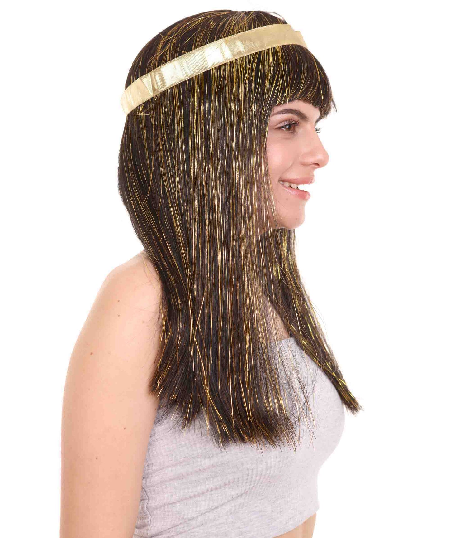Wigs2you ハロウィンパーティープレミアムレディース H-1815 華やかに見えるナイルの女王ウィッグ