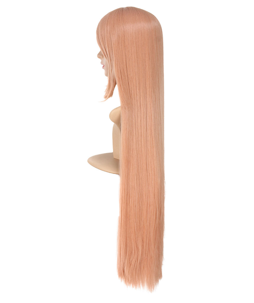 レディースファッション C-073 ロングストレート C-ダーティピンク コスプレヒートスタイラブルウィッグ