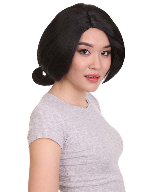 ボブズバーガー リンダ ブラックウィッグ H-4558 TV/映画ウィッグ プレミアム通気性キャップレスキャップ