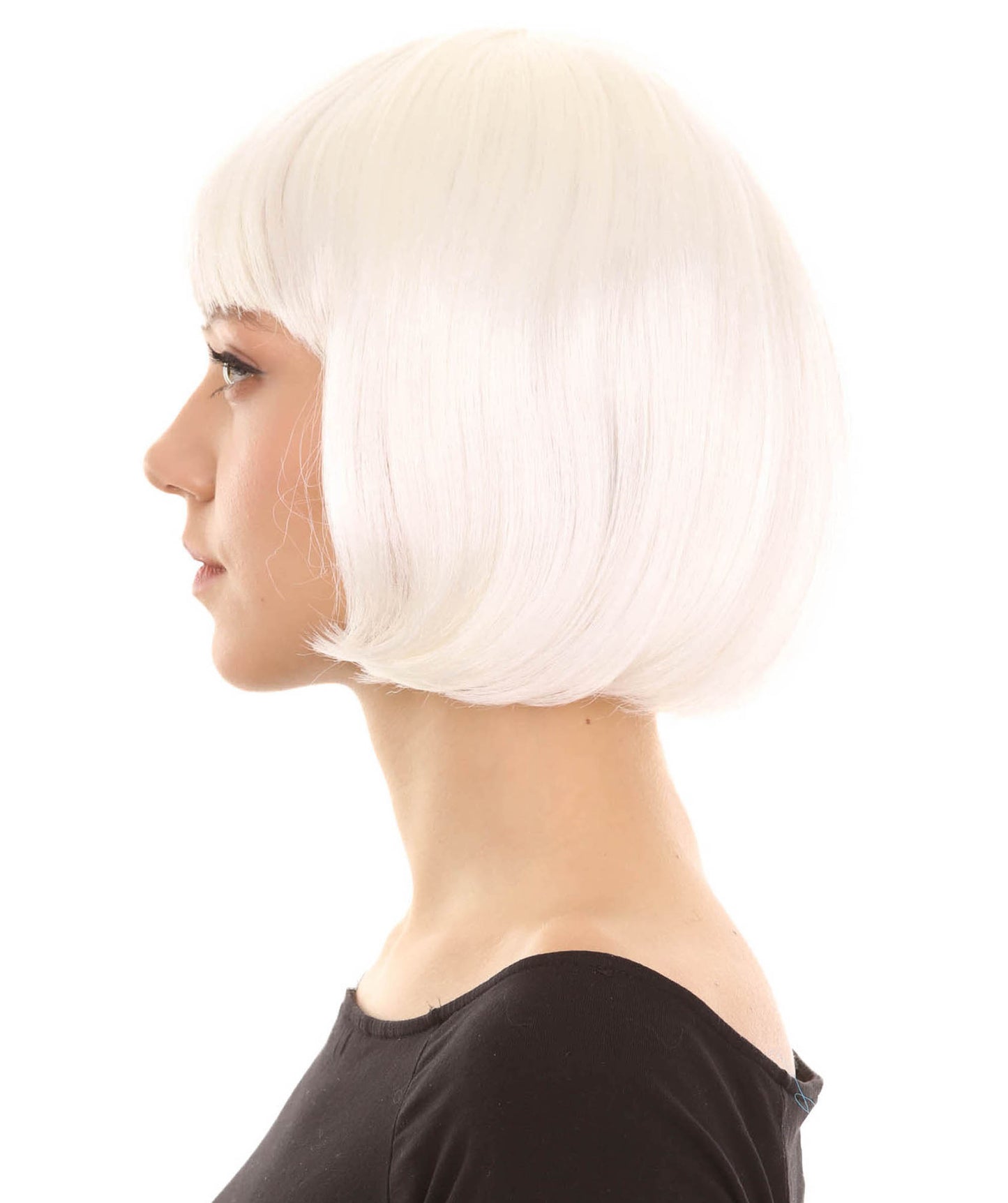 Wigs2you ハロウィンパーティープレミアム レディース H-673 ホワイトボブウィッグ