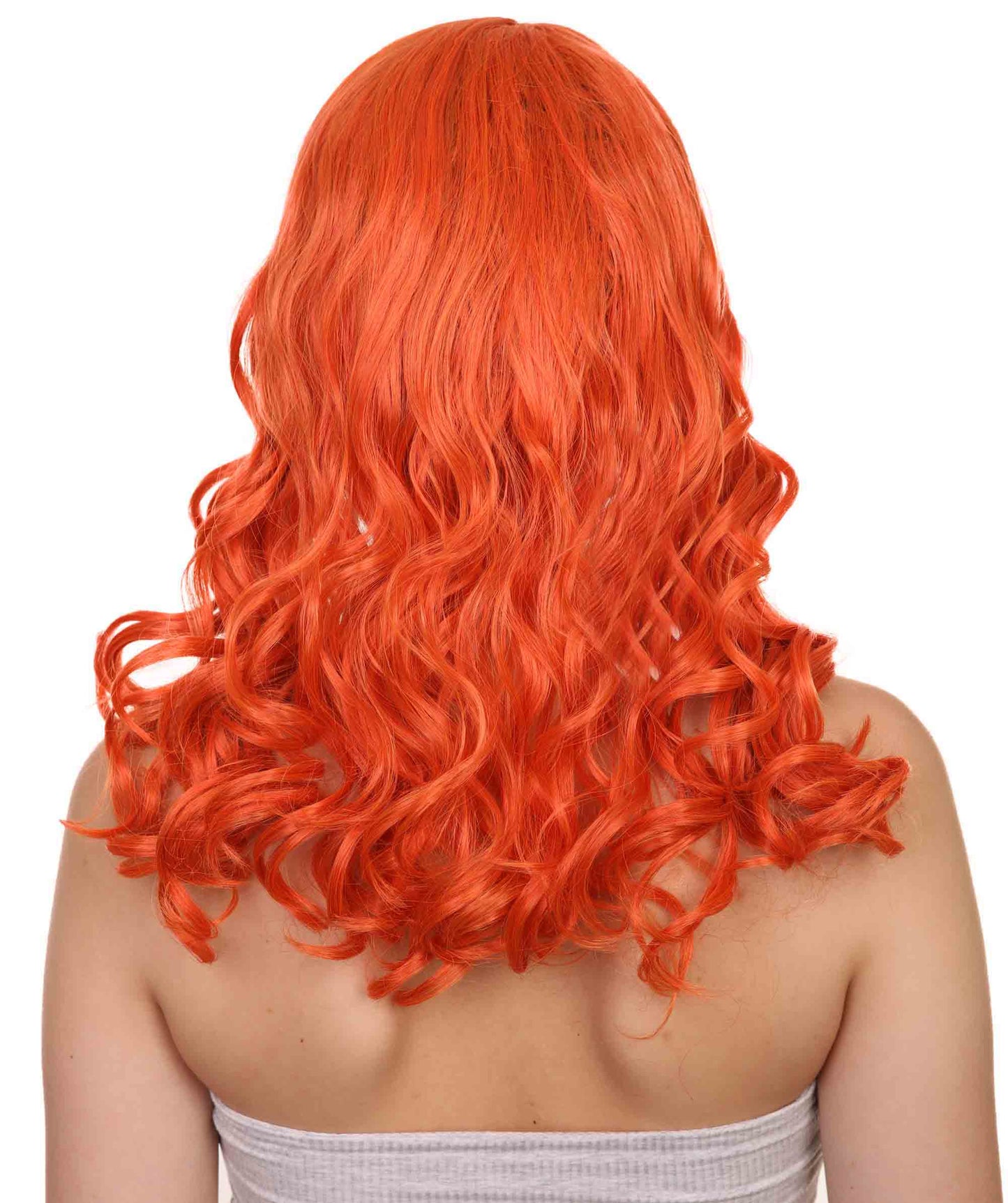 Wigs2you ハロウィンパーティープレミアム レディース H-1081 アリスウィッグ 鏡の国のアリス オレンジ色