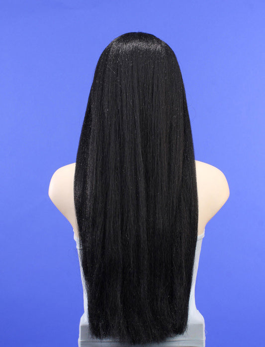 ハロウィンパーティープレミアムレディース H-166 ハローブラック ファンシーキャラクターファッションウィッグ ソフト合成繊維