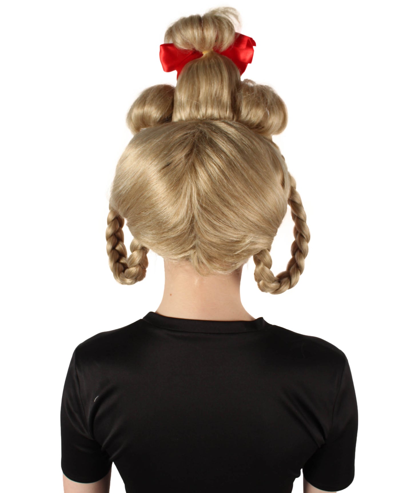 ハロウィンパーティープレミアムレディ H-5490 クリスマスクラシックストーリーキャラクターウィッグ (曲がる三つ編み付き)