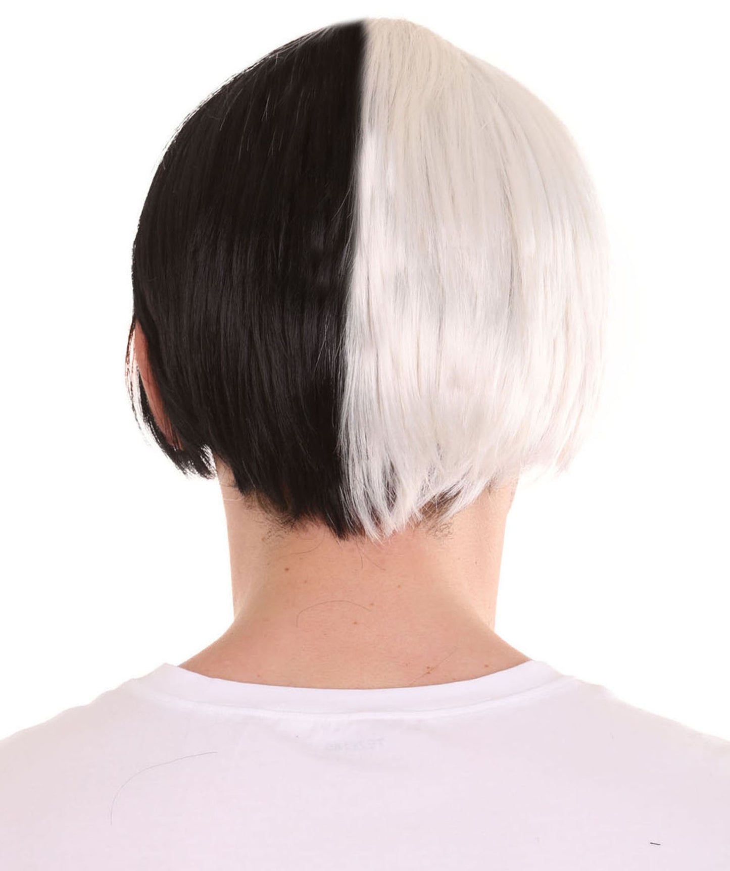 Wigs2you ハロウィン パーティー プレミアム メンズ H-608 SIA ウィッグ メンズ 黒白