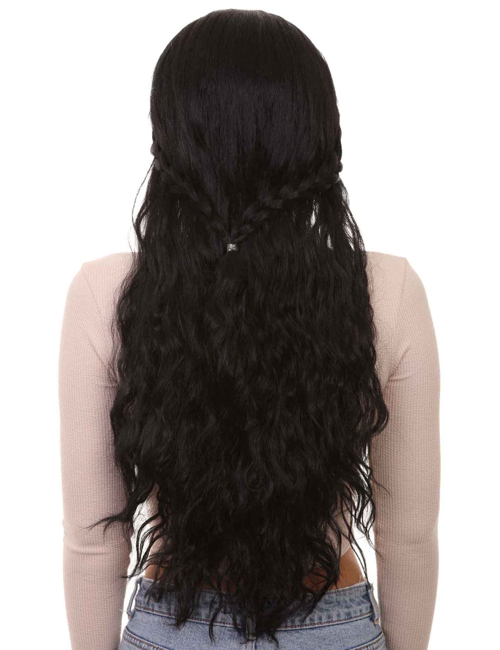 Gilded Goddess Wigs Collectionウィッグ コレクション | ロングレディースキャラクターコスプレハロウィンウィッグ | プレミアム通気性キャップレスキャップ H-368