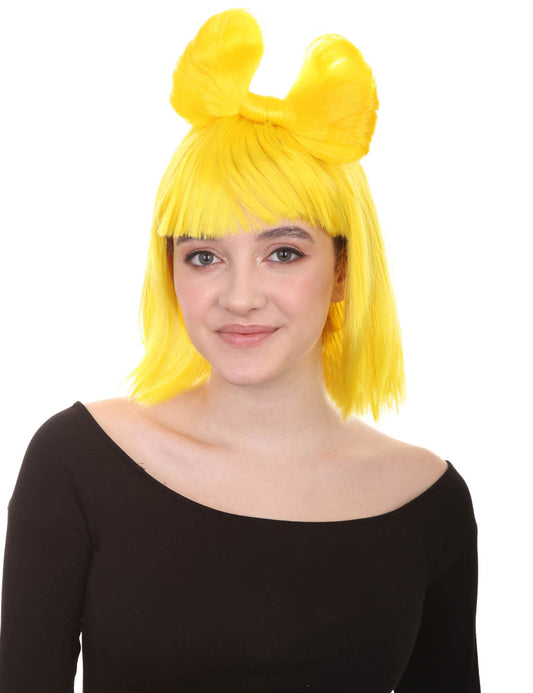 Wigs2you ハロウィン パーティー プレミアム レディース H-1660 簡単に着用でき 非常に快適なイエロー バタフライ ウィッグ