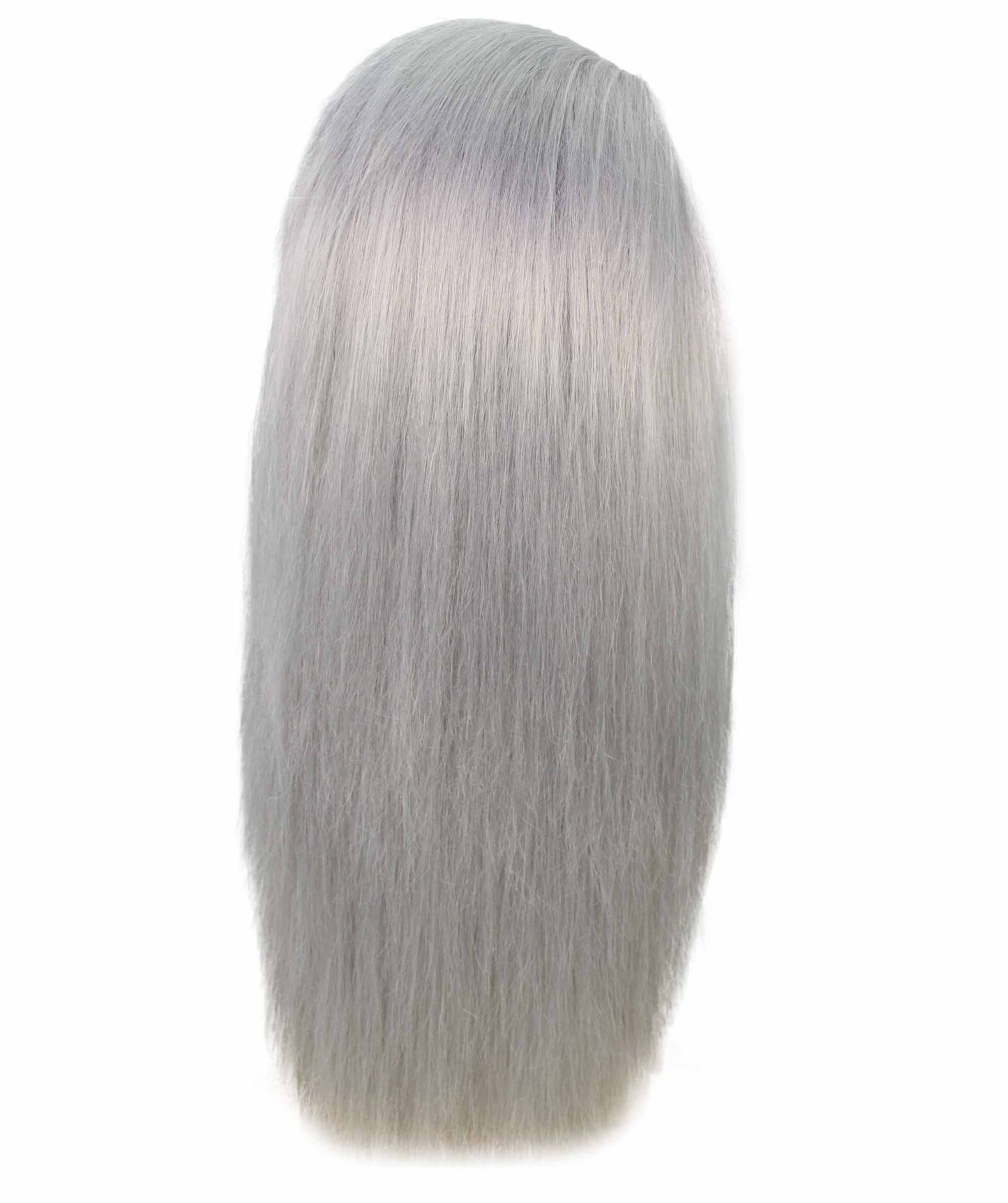 女性用ロングストレートサイドパートコスプレウィッグ ダークグレー H-5220_18 ファンシースタイル プレミアムハロウィンパーティーウィッグコレクション