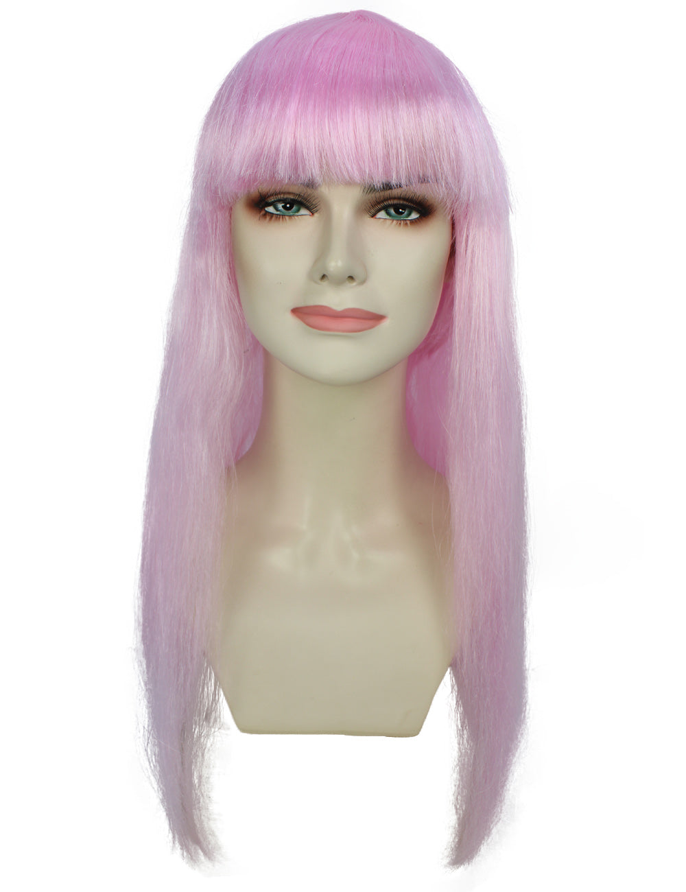 ハロウィンパーティ プレミアムレディース H-5332 ピンク ロングボブ ウィッグ