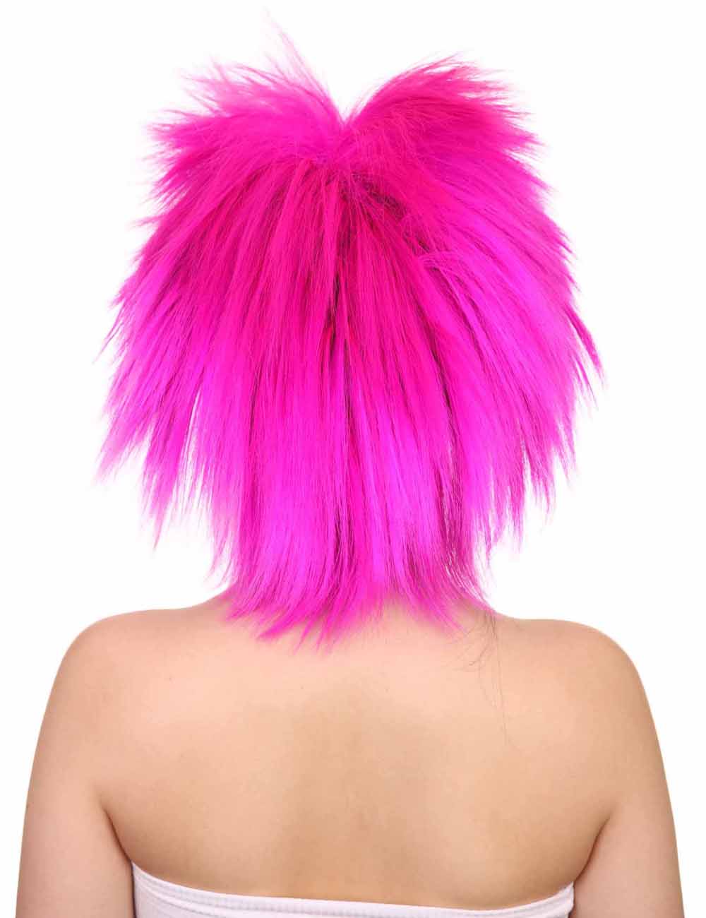 Wigs2you ハロウィンパーティープレミアムレディース H-1694 着け心地が良い とても快適 ファンキーパンク ネオンフューシャウィッグ