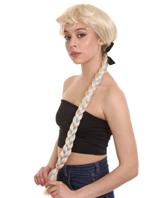 ロングブレイドブロンドプリンセスラプンツェルコスプレレディースウィッグ H-2865 ラグジュアリースタイル ハロウィンパーティープレミアムウィッグ