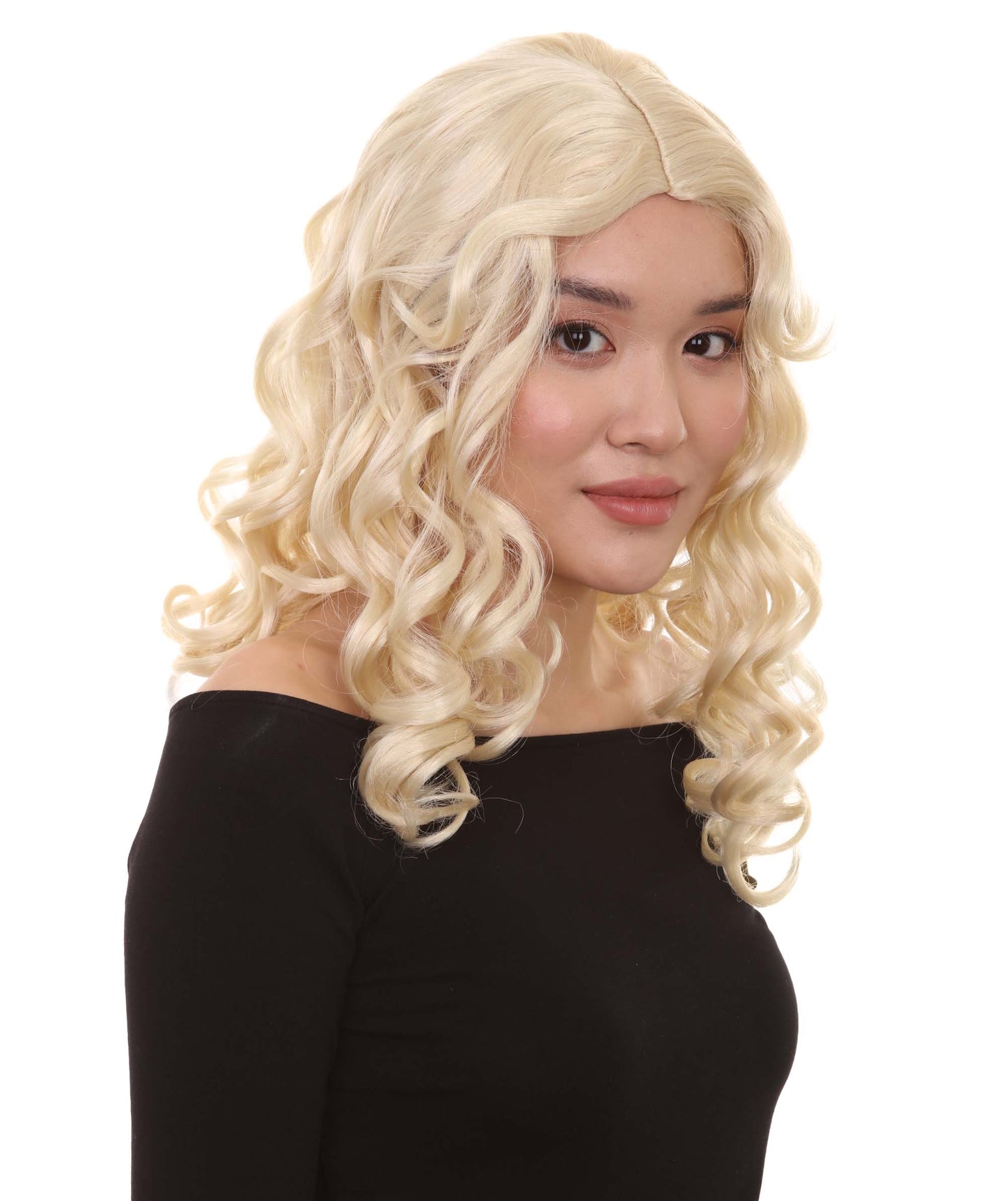 Wigs2you ハロウィン パーティー プレミアム レディース H-1101 とても快適なアリスウィッグ 鏡の国のアリス Lt ブロンドカラー