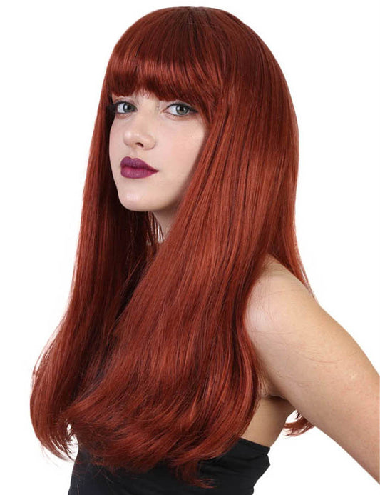 Wigs2you ハロウィン パーティー プレミアム レディース H-666 ロング オーバーン ボブ ウィッグ