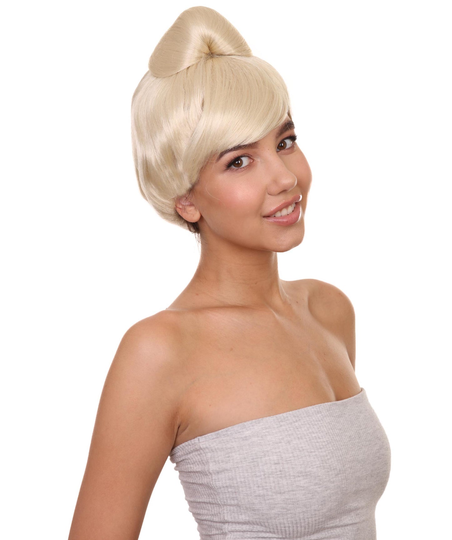 ハロウィンパーティ プレミアム H-5090 女性用 ナタリー2 スタイル ブロンドウィッグ