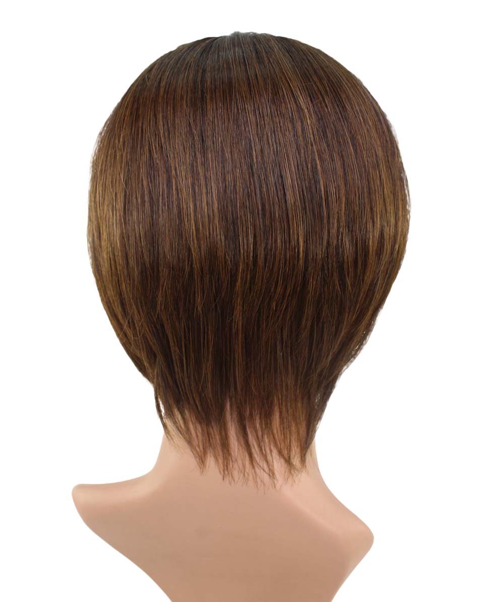 W-569,耐熱商品☆simple is bestスッキリとナチュラル さらさらボブ,ウィッグネット付き