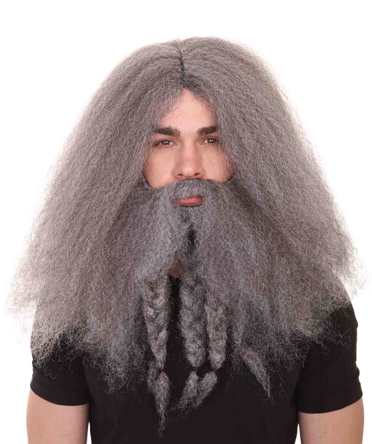 ハロウィンパーティー プレミアム 男性用 H-2269 海賊の恐怖 ウィッグ および フルビアード セット