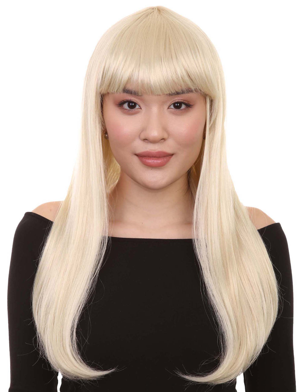 Wigs2you ハロウィン パーティー プレミアム レディース H-668 ロング ブロンド ボブ ウィッグ
