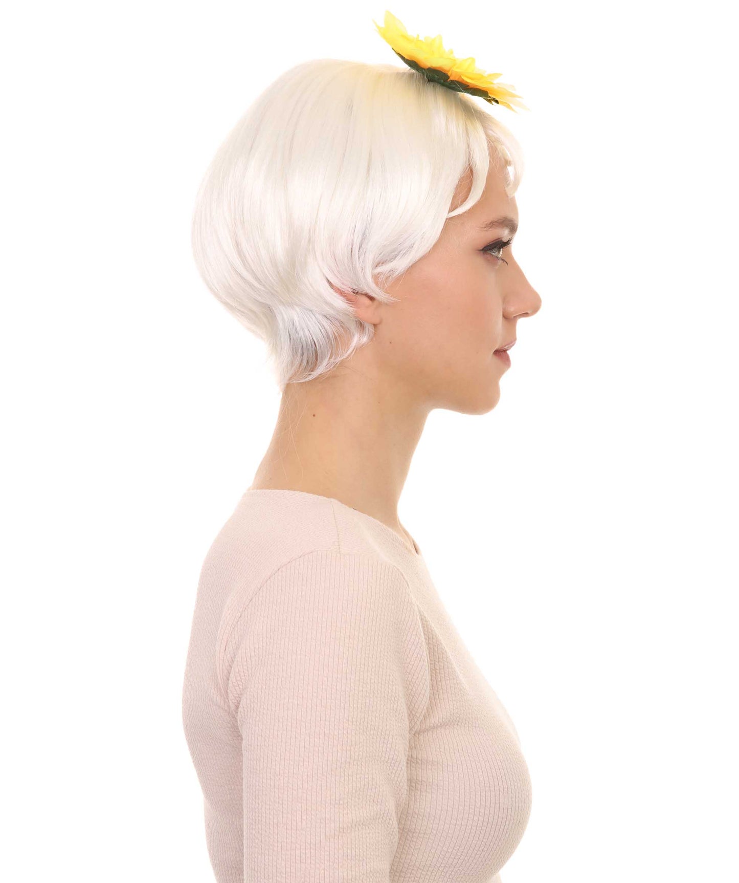 ハロウィンパーティ プレミアム レディース H-4560 エリカ ホワイトショートウィッグ ヘアクリップセット ホテルトランシルバニア
