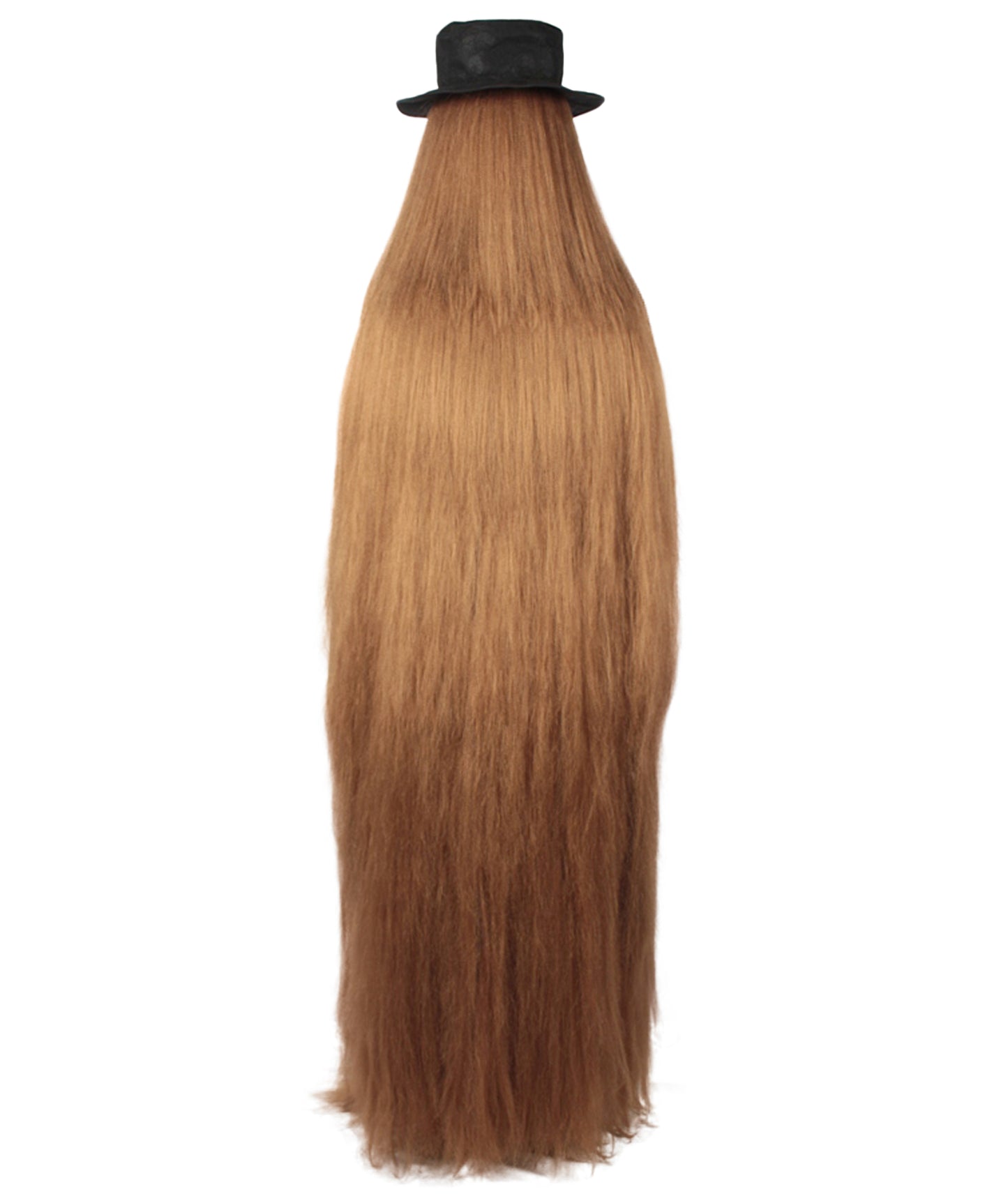 Wigs2you H-4868P 大人用 架空のキャラクター ストレートヘア 71インチ ロングコスチューム&ウィッグセット 帽子とグラス付き マルチカラーオプション 難燃性合成繊維