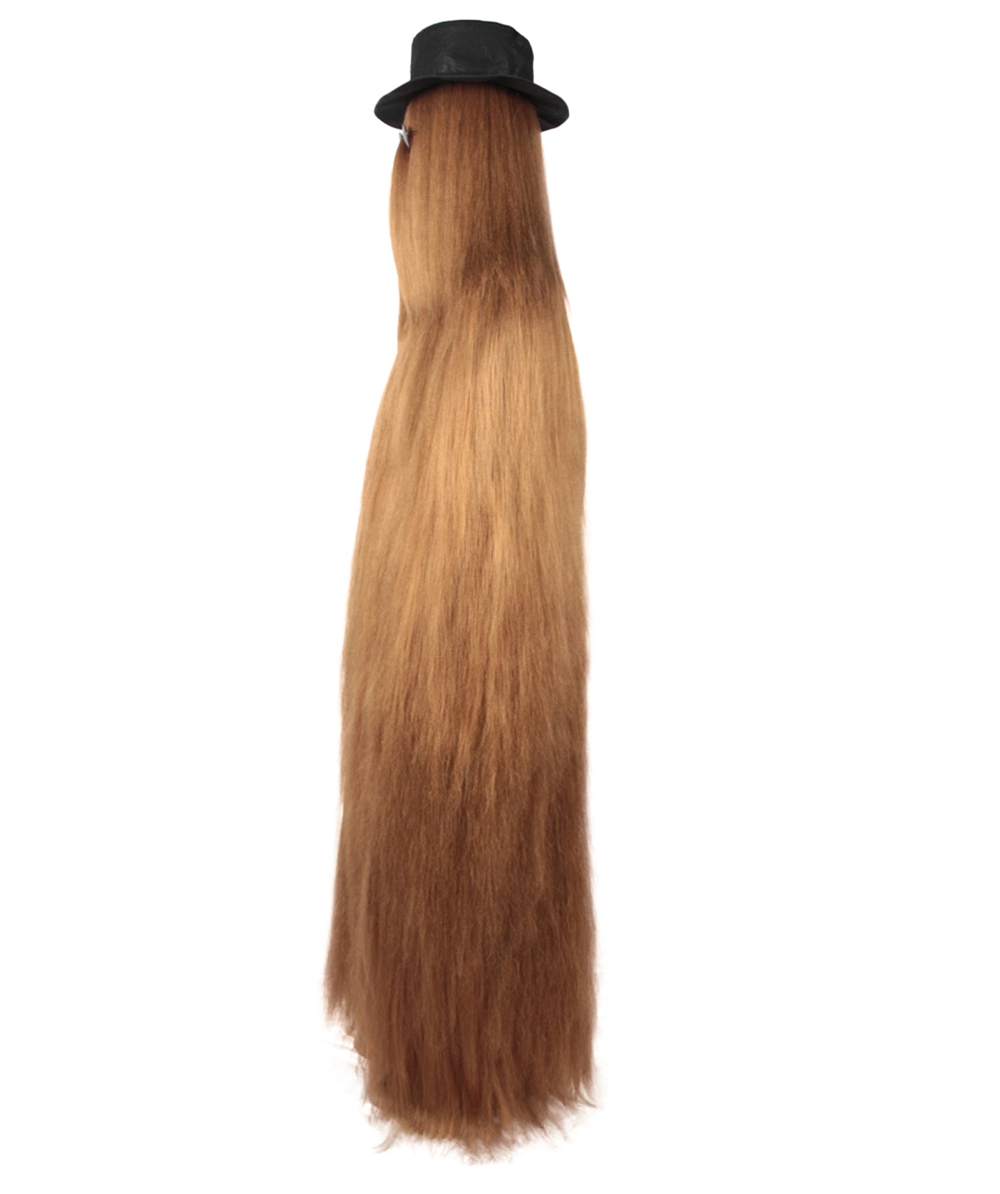 Wigs2you H-4868P 大人用 架空のキャラクター ストレートヘア 71インチ ロングコスチューム&ウィッグセット 帽子とグラス付き マルチカラーオプション 難燃性合成繊維