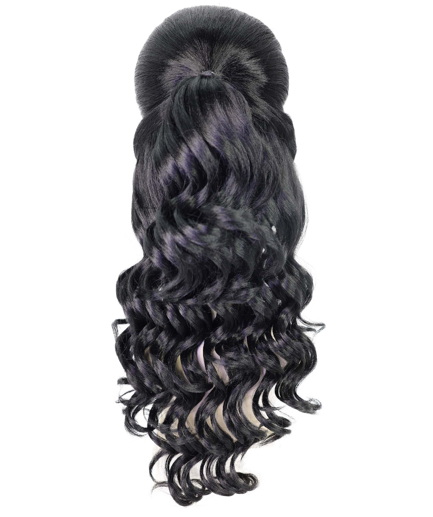 Wigs2you H-6856-BK 大人女性用 60代向け マルチハーフアップウィッグ ポニーテール付き | ハロウィン・コスプレ用ウィッグ | 難燃性合成繊維