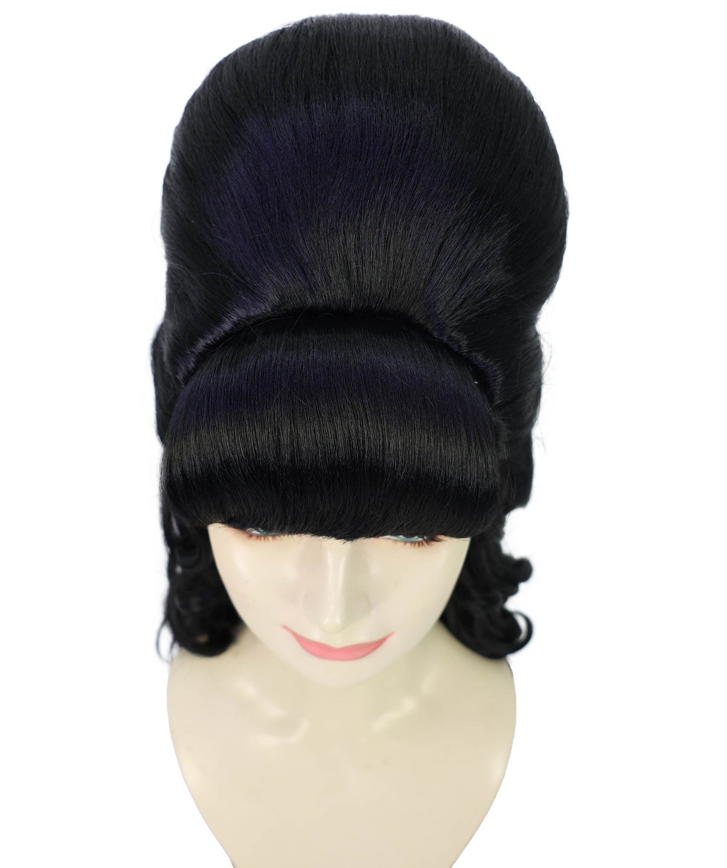 Wigs2you H-6856-BK 大人女性用 60代向け マルチハーフアップウィッグ ポニーテール付き | ハロウィン・コスプレ用ウィッグ | 難燃性合成繊維