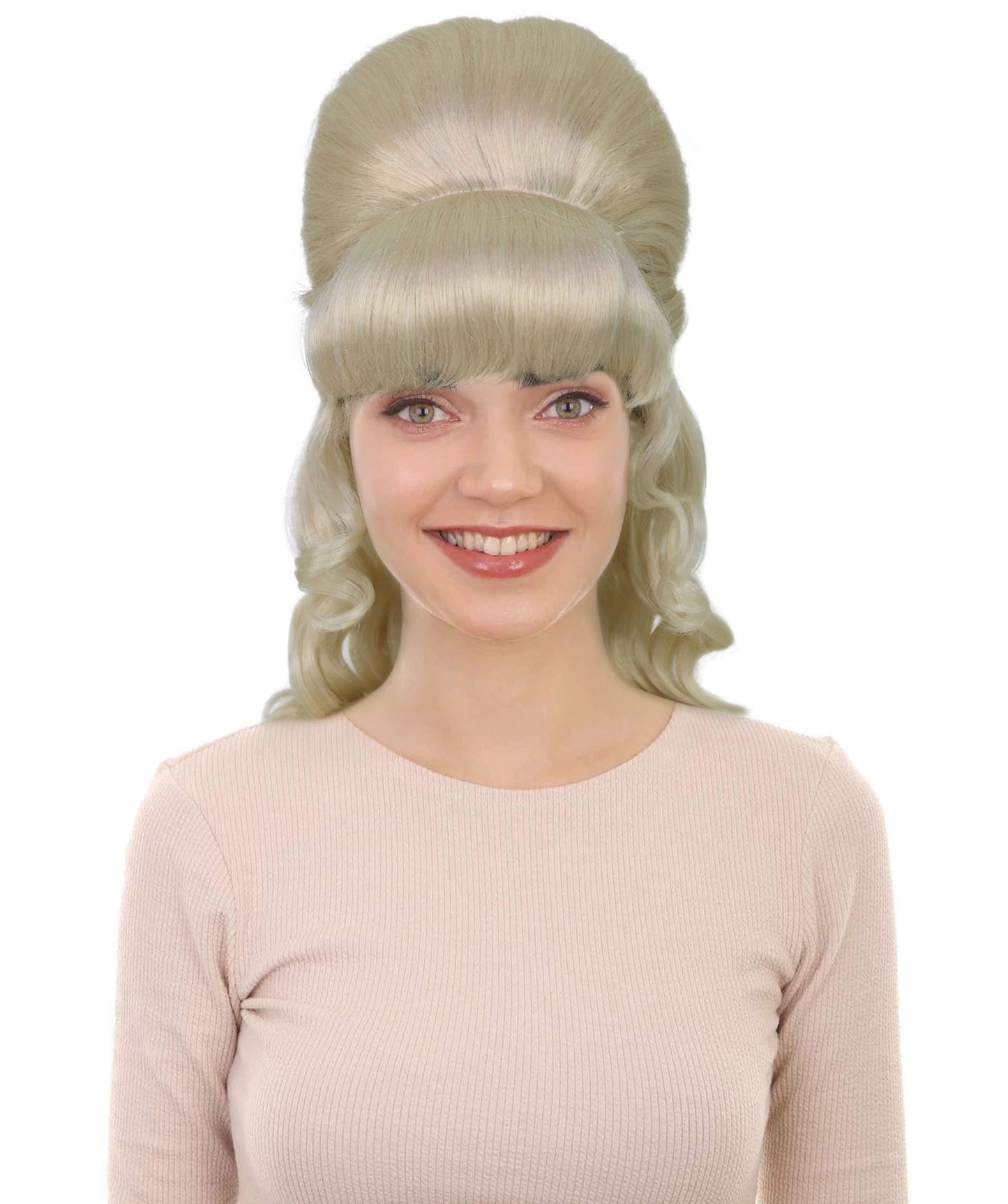 Wigs2you H-6856-BK 大人女性用 60代向け マルチハーフアップウィッグ ポニーテール付き | ハロウィン・コスプレ用ウィッグ | 難燃性合成繊維
