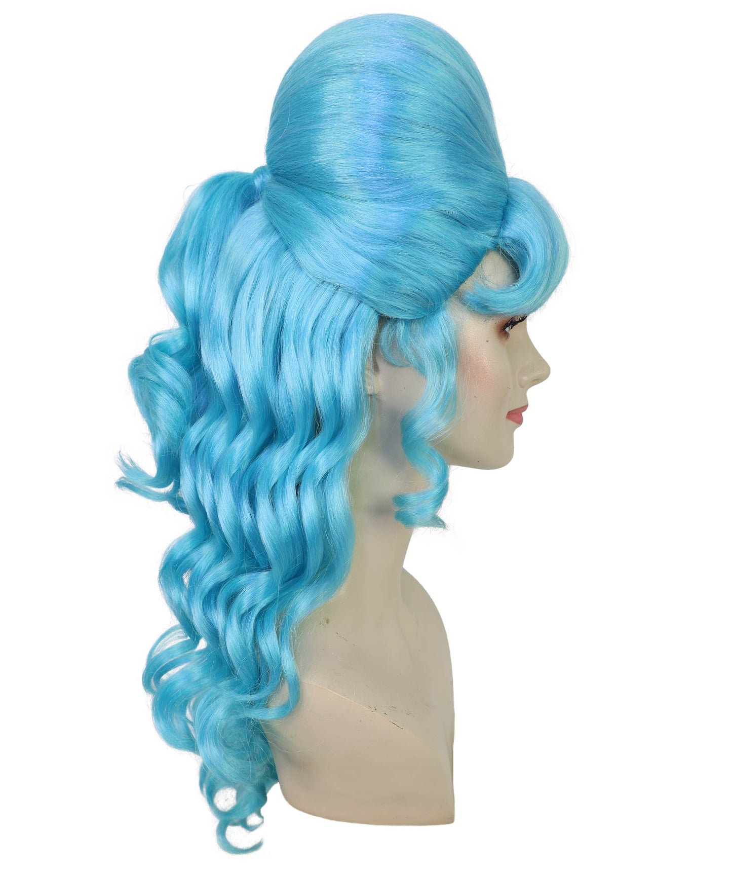 Wigs2you H-6856-BK 大人女性用 60代向け マルチハーフアップウィッグ ポニーテール付き | ハロウィン・コスプレ用ウィッグ | 難燃性合成繊維