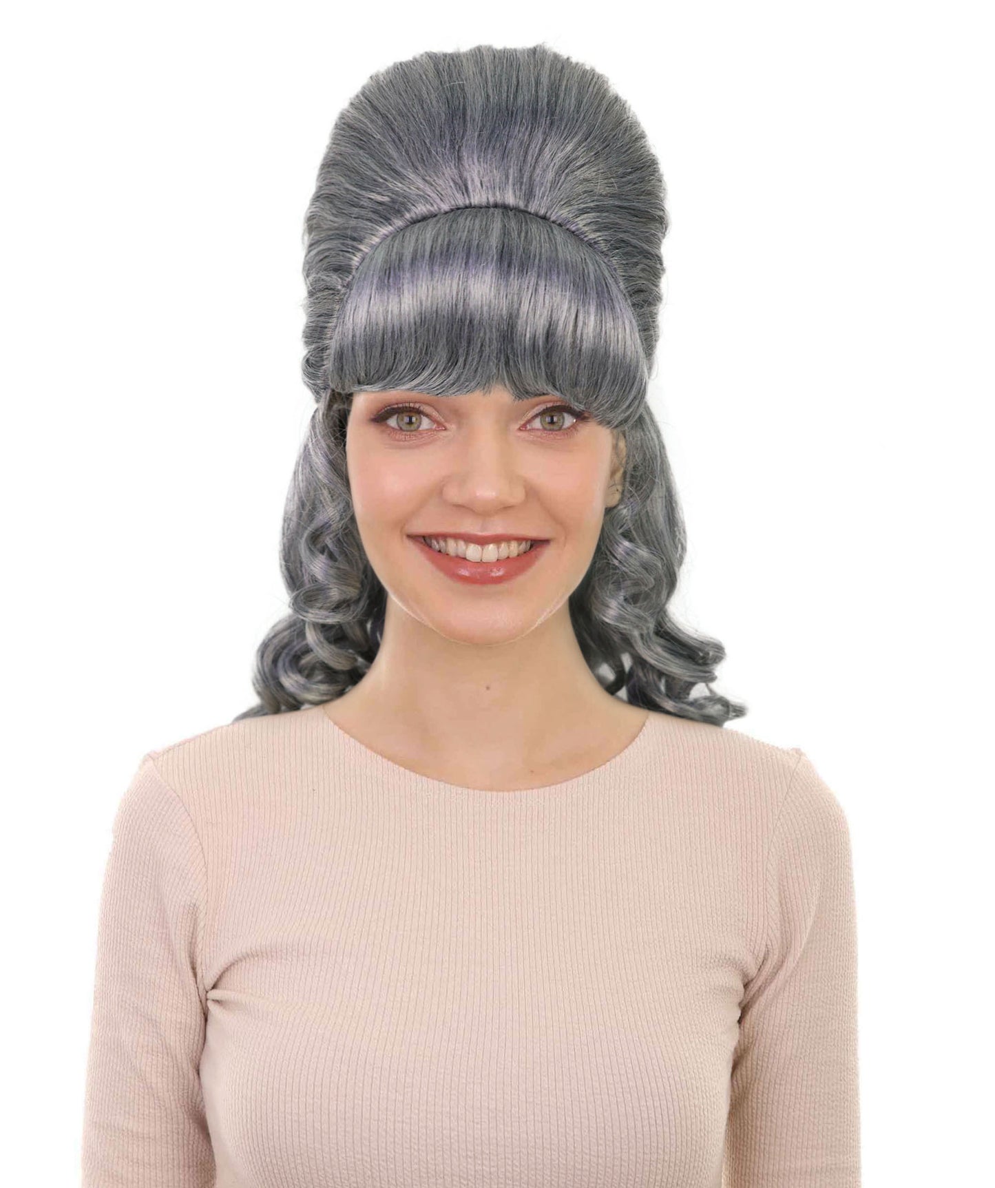Wigs2you H-6856-BK 大人女性用 60代向け マルチハーフアップウィッグ ポニーテール付き | ハロウィン・コスプレ用ウィッグ | 難燃性合成繊維