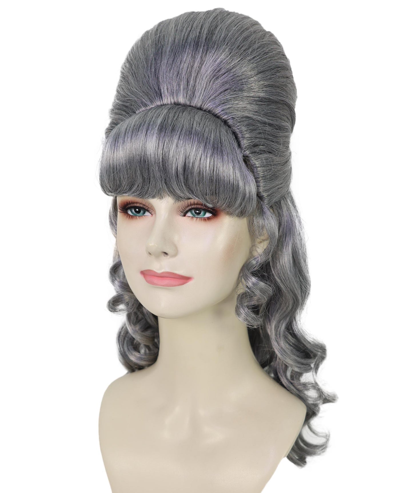 Wigs2you H-6856-BK 大人女性用 60代向け マルチハーフアップウィッグ ポニーテール付き | ハロウィン・コスプレ用ウィッグ | 難燃性合成繊維