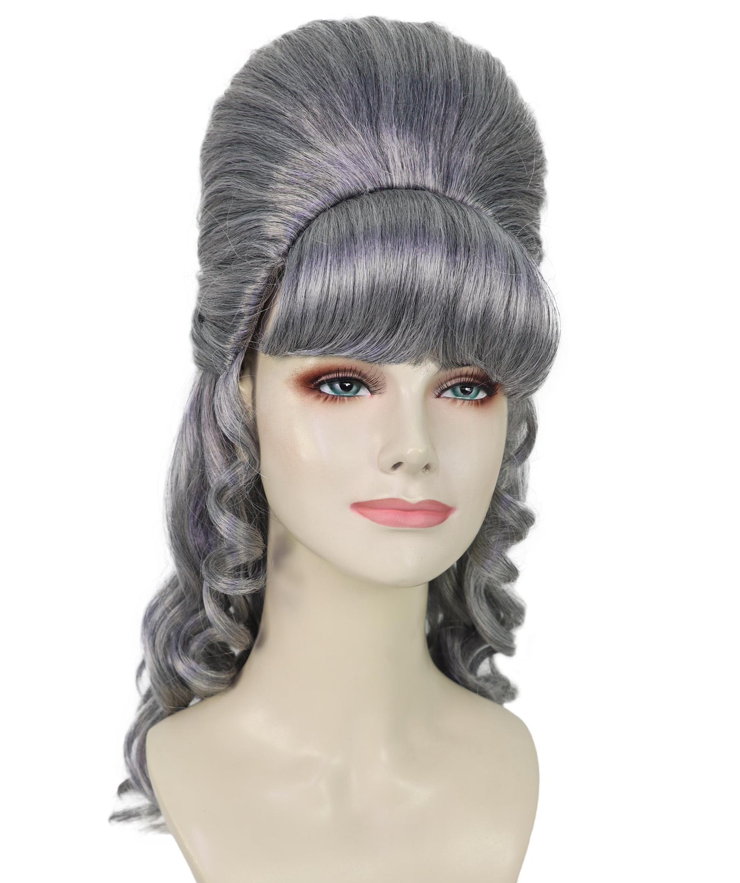 Wigs2you H-6856-BK 大人女性用 60代向け マルチハーフアップウィッグ ポニーテール付き | ハロウィン・コスプレ用ウィッグ | 難燃性合成繊維