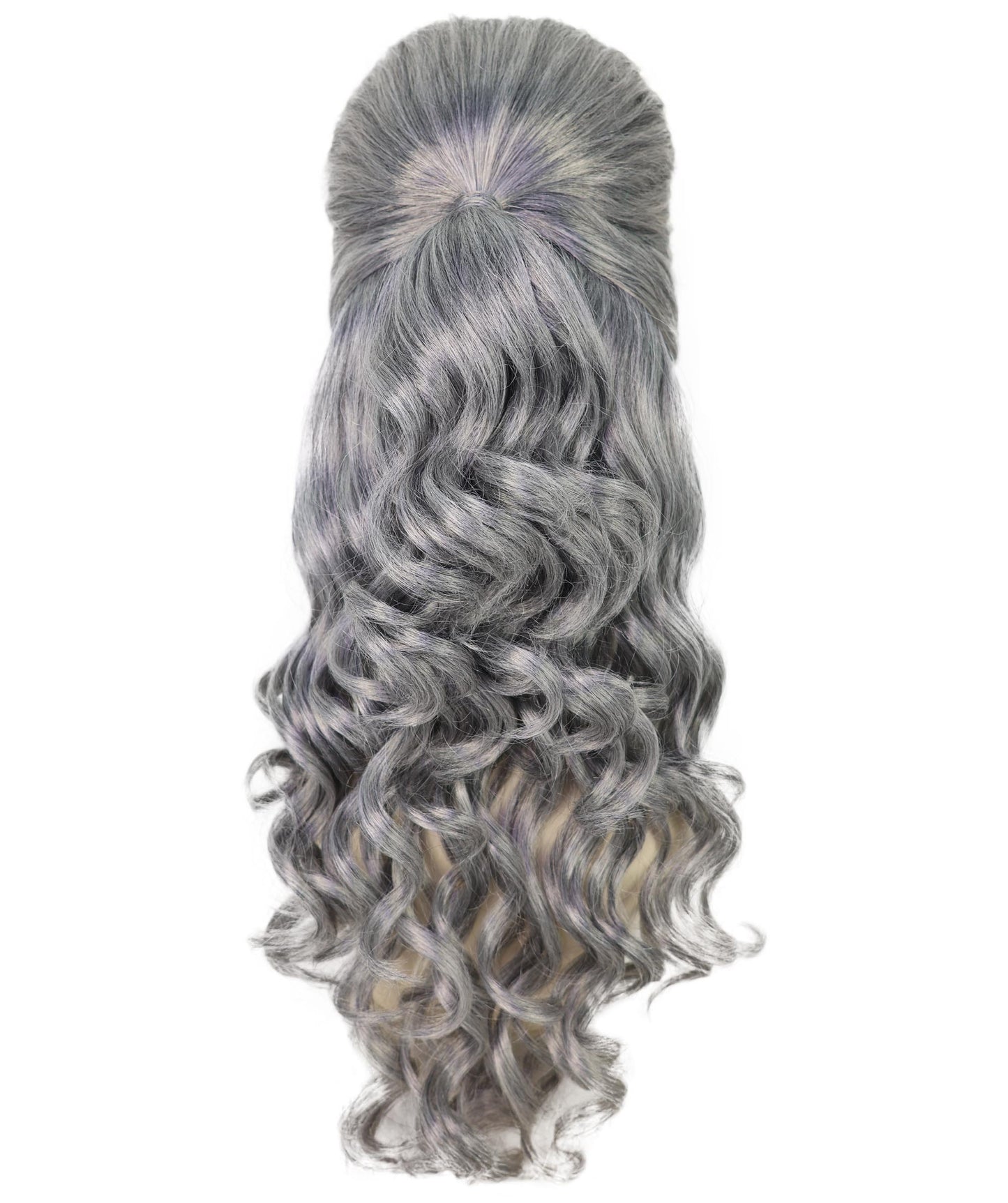 Wigs2you H-6856-BK 大人女性用 60代向け マルチハーフアップウィッグ ポニーテール付き | ハロウィン・コスプレ用ウィッグ | 難燃性合成繊維