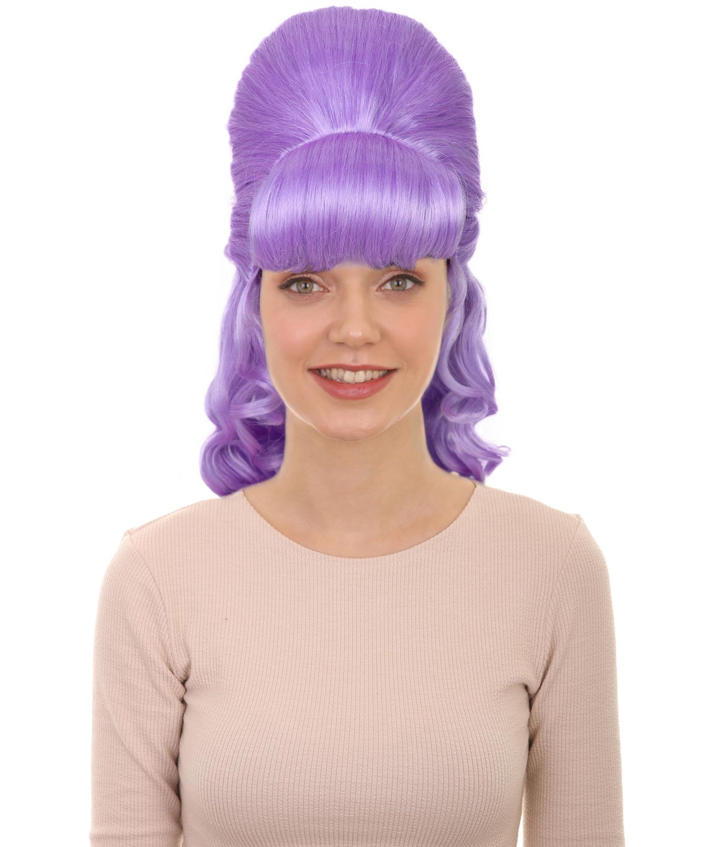 Wigs2you H-6856-BK 大人女性用 60代向け マルチハーフアップウィッグ ポニーテール付き | ハロウィン・コスプレ用ウィッグ | 難燃性合成繊維