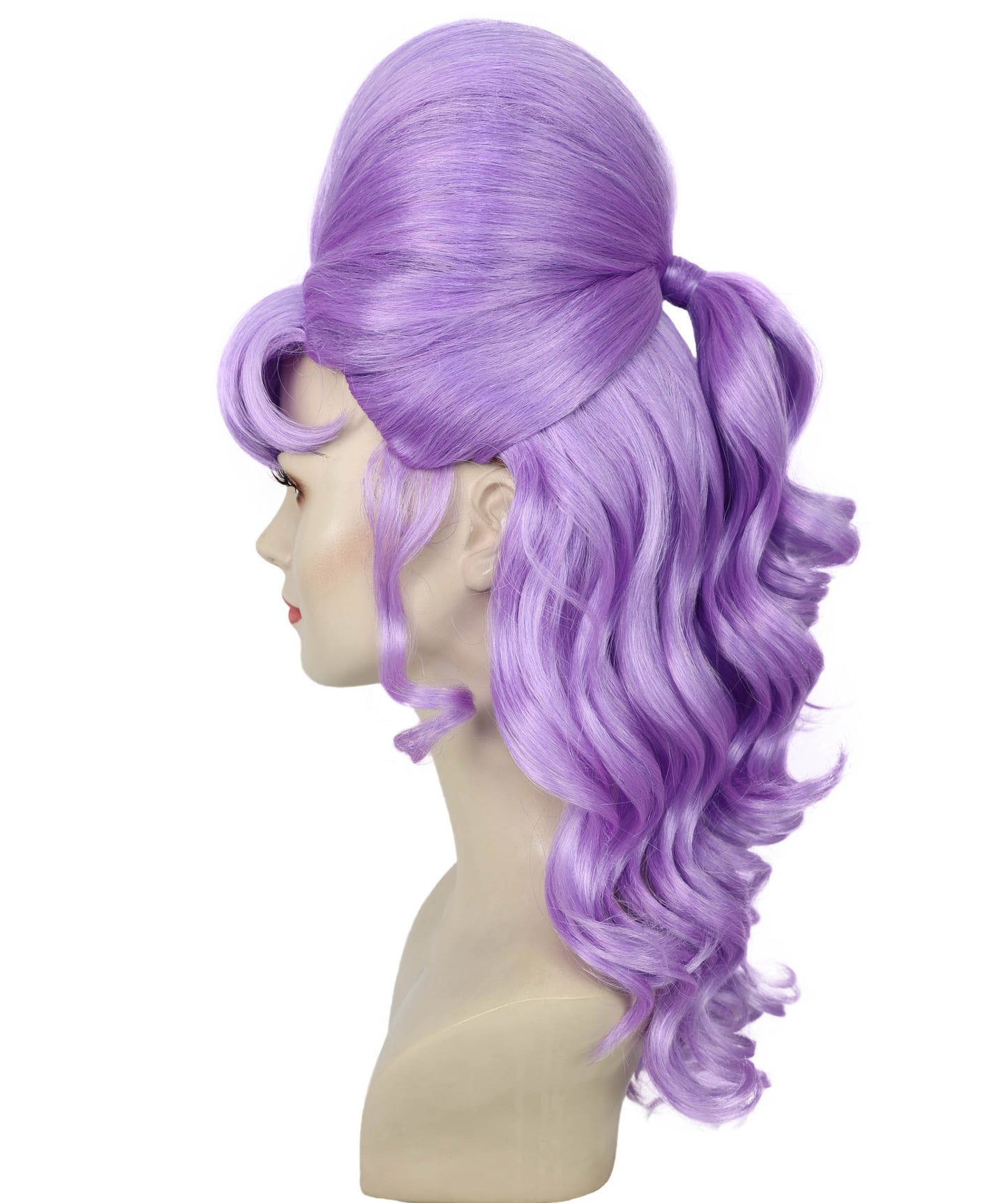 Wigs2you H-6856-BK 大人女性用 60代向け マルチハーフアップウィッグ ポニーテール付き | ハロウィン・コスプレ用ウィッグ | 難燃性合成繊維