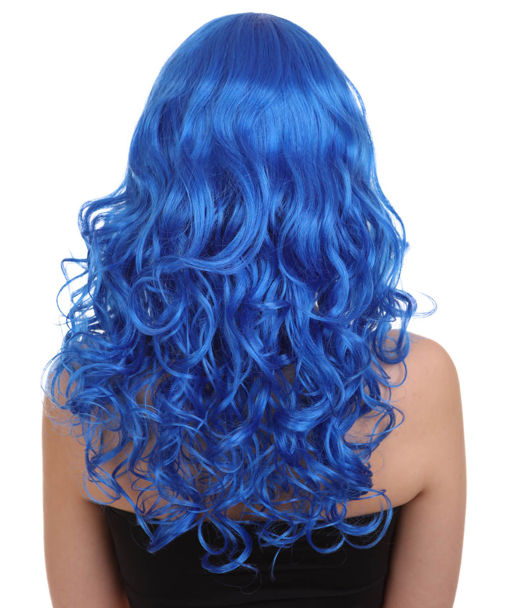 Wigs2you ハロウィンパーティープレミアムレディース H-1005 着用しやすい ベラウィッグ ダークブルー色