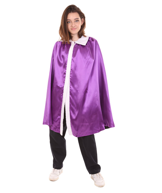 大人用女性のクイーン JCO-216_6 リバーシブルローブ ライラック&ブラック コスプレコスチューム