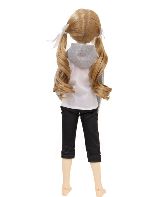 ミディアム ドールウィッグ WD60-007 ウィッグを選択、スタイリング、個性化の芸術の包括的探求、あなたのドールに独自の魅力と美しさを吹き込む