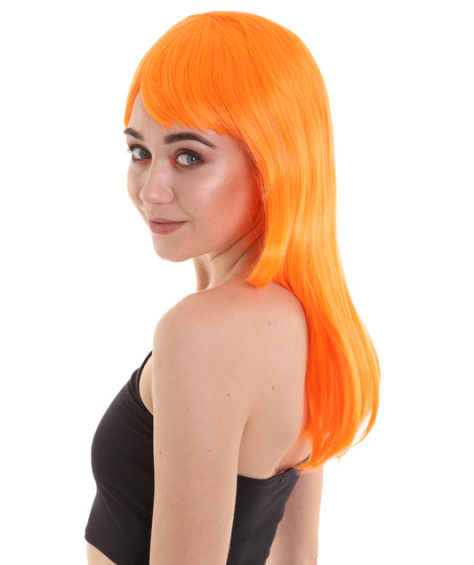 Wigs2you ハロウィンパーティー プレミアム レディース H-932 3レイヤーのパーティーガールウィッグ パンプキンオレンジ色