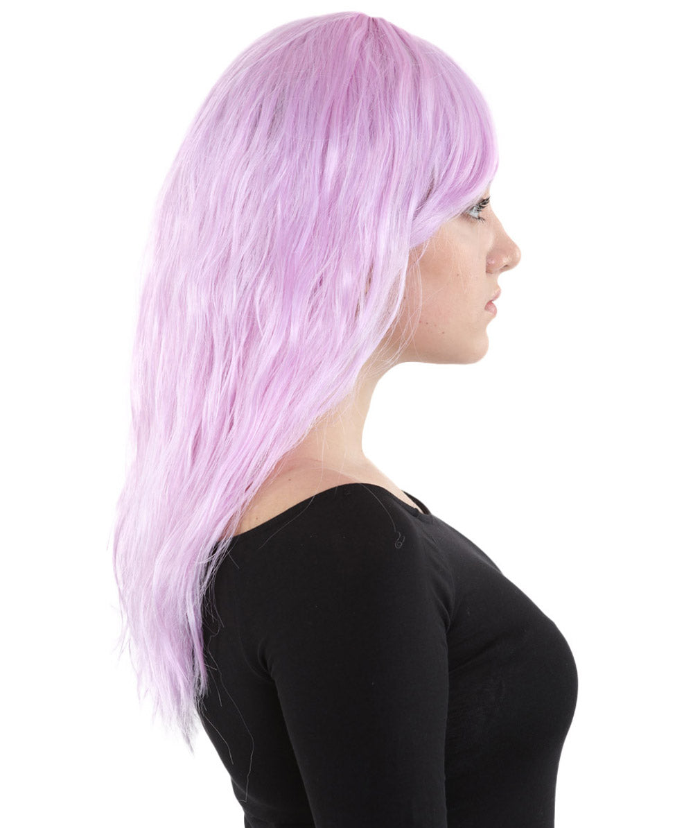 Wigs2you ハロウィンパーティープレミアムレディース H-1767 着け心地が良い とても快適 グラマラマ ライトパープルウィッグ